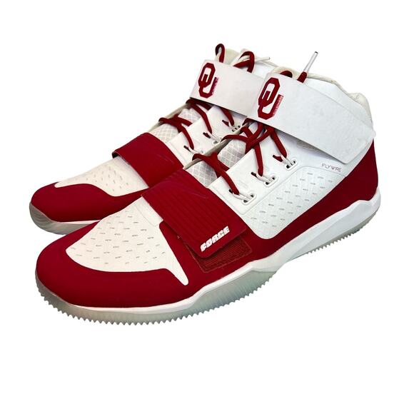 Nike Jordan Force Savage Turf Mid Oklahoma Player Cleats Mens Size 18 Football - Picture 1 of 13